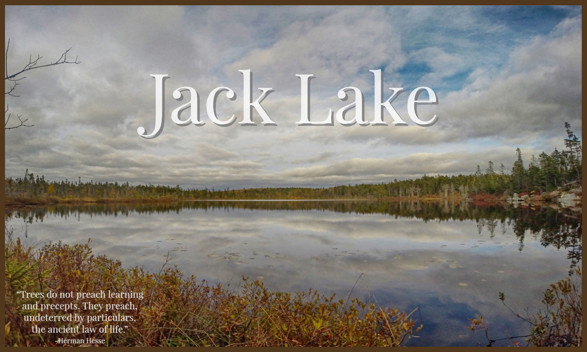 Jack Lake Hiking Trail Bedford - Halifax, Nova Scotia